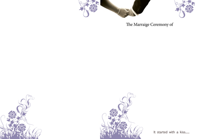 Lavender Floral – Wedding Card